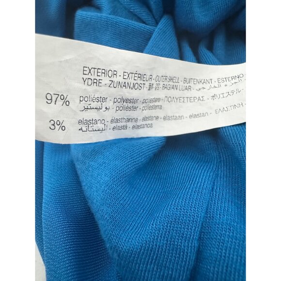 ZARA Ruched Small Royal Blue Sleeveless Dress Deep V-Neck - Picture 9 of 14